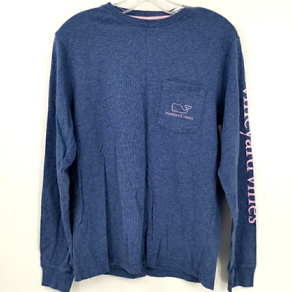 Vineyard Vines Women's XS Cotton Pink Whale Top - Picture 5 of 11